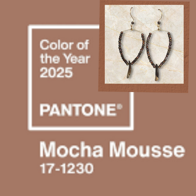 Embrace the Earth: Pantone's Mocha Mouse & Earring Styles for a Grounded & Chic Look