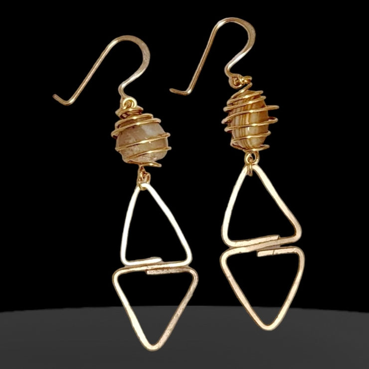 A Balancing Act Dangle Earrings