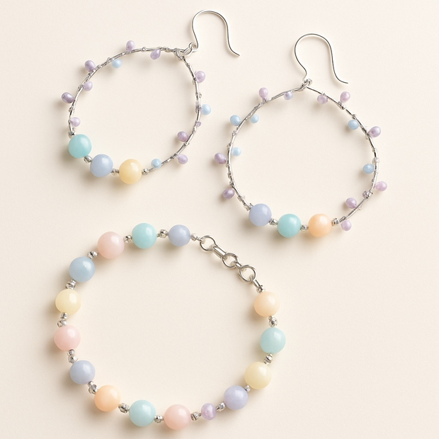 Dot Candy Hoop Earrings