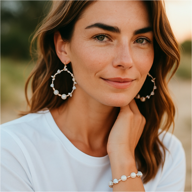 Dot Candy Hoop Earrings