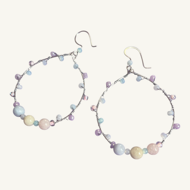 Dot Candy Hoop Earrings