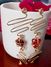 Love Wave Dangle Earrings