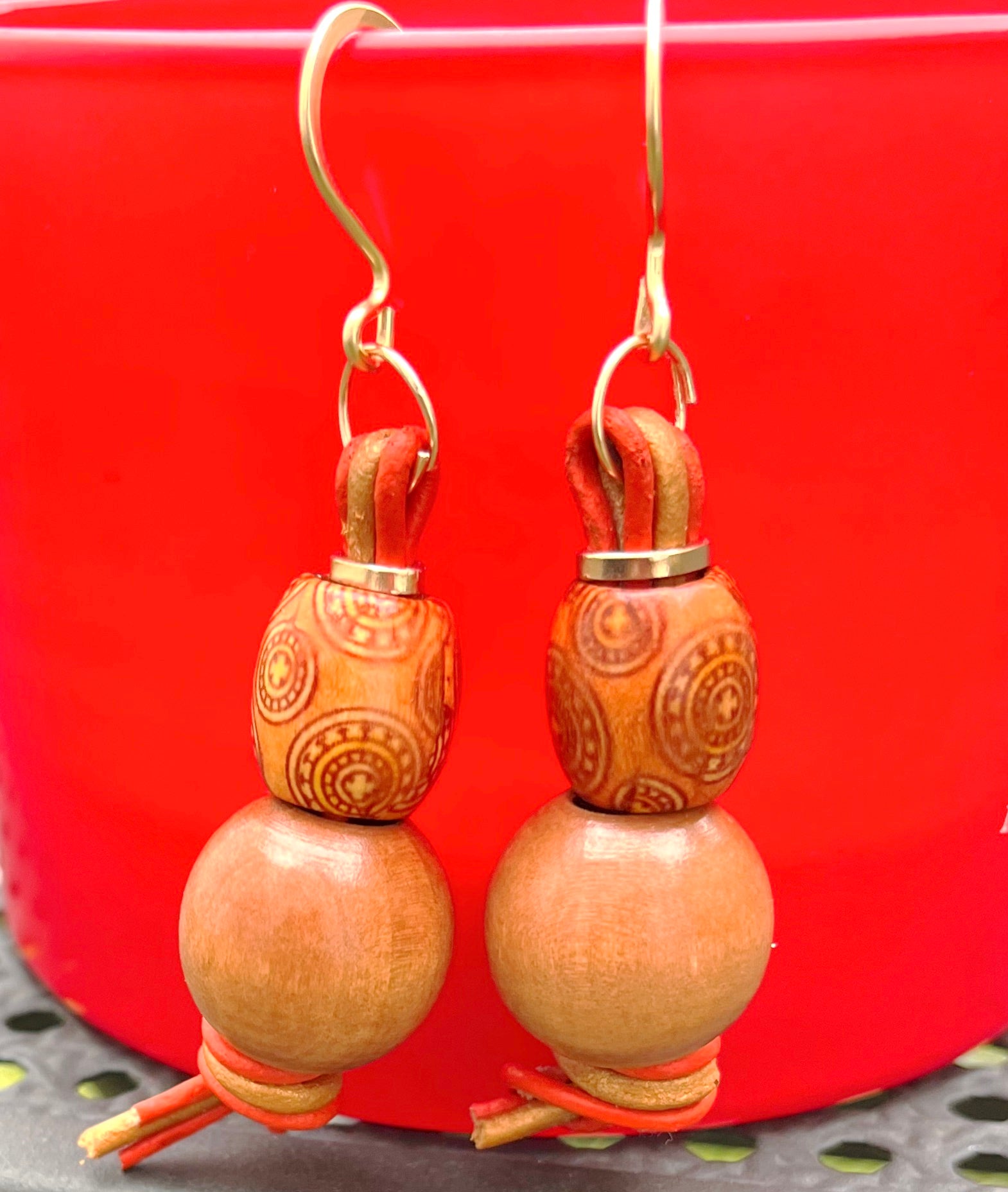 Boucles d'oreilles pendantes Tanggu