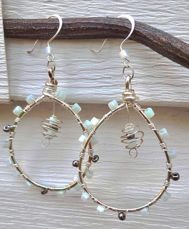 Dream Catcher Hoop Earrings