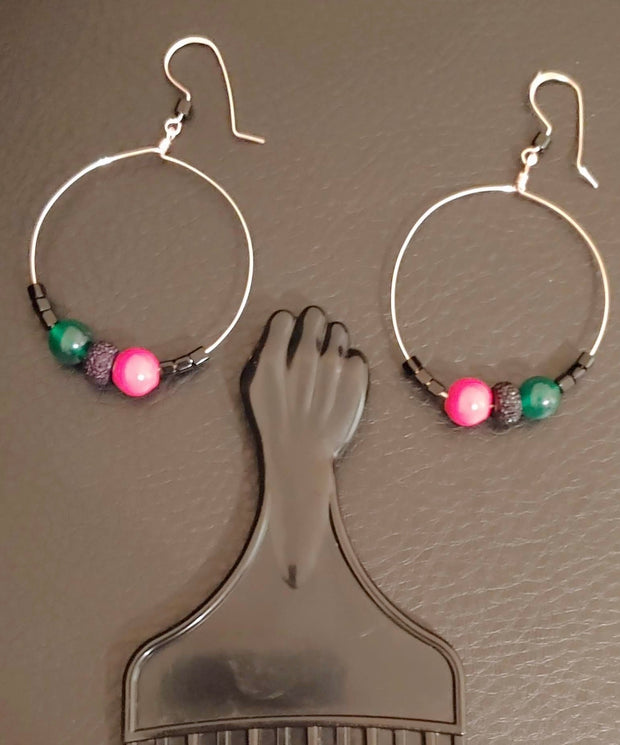 Angela Davis Hoop Earrings