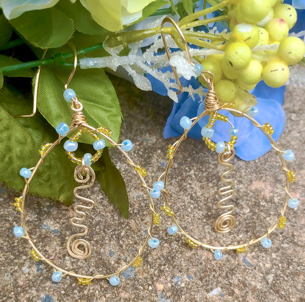 El Sol Hoop Earrings